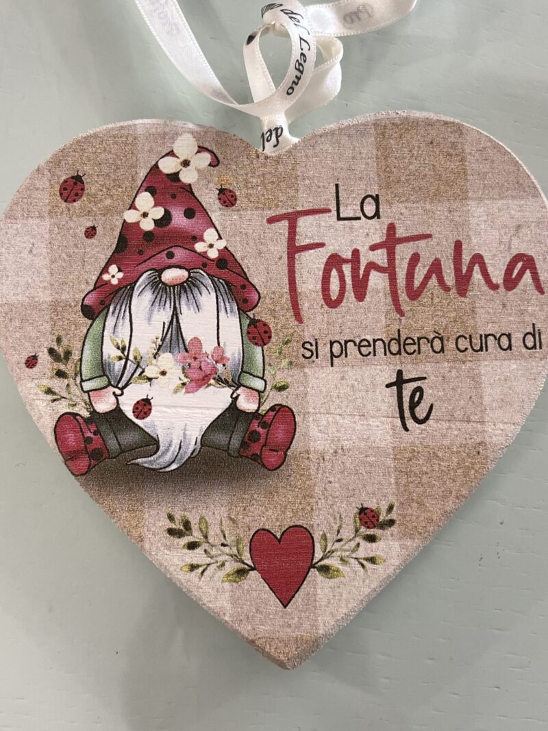 Cuore gnomo - La fortuna si prenderà cura di te