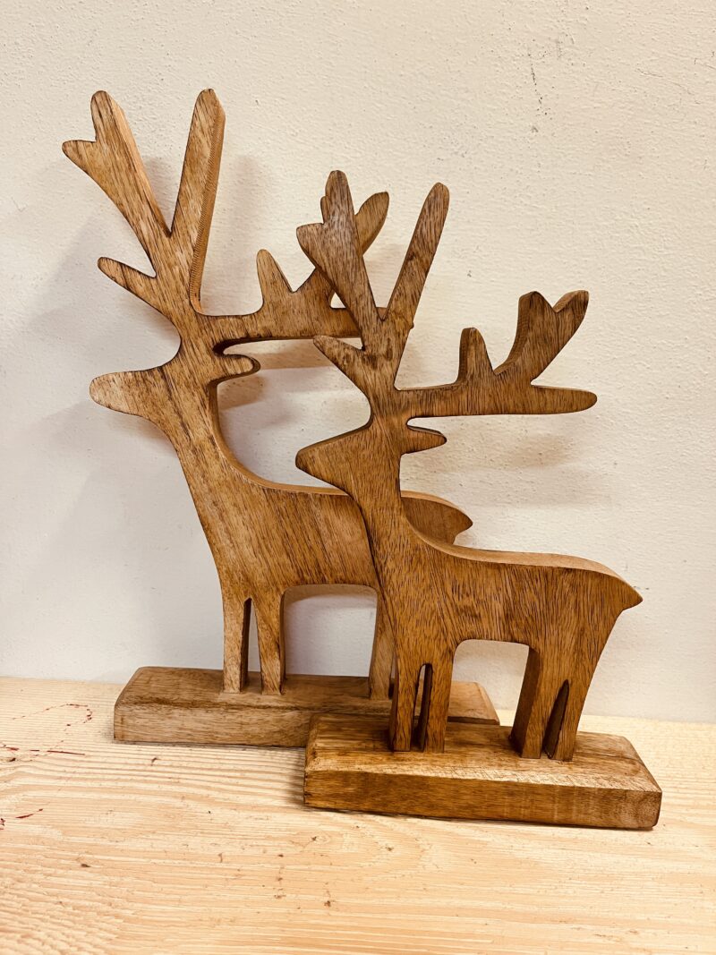 Renna in legno