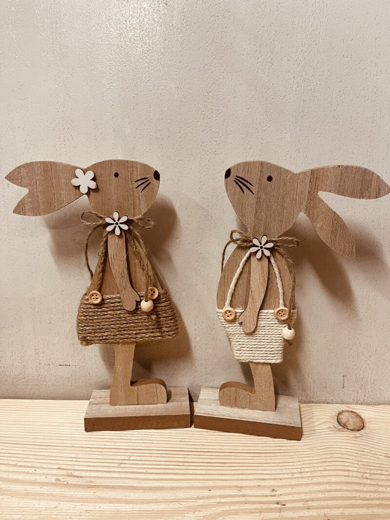 Coniglietti in legno