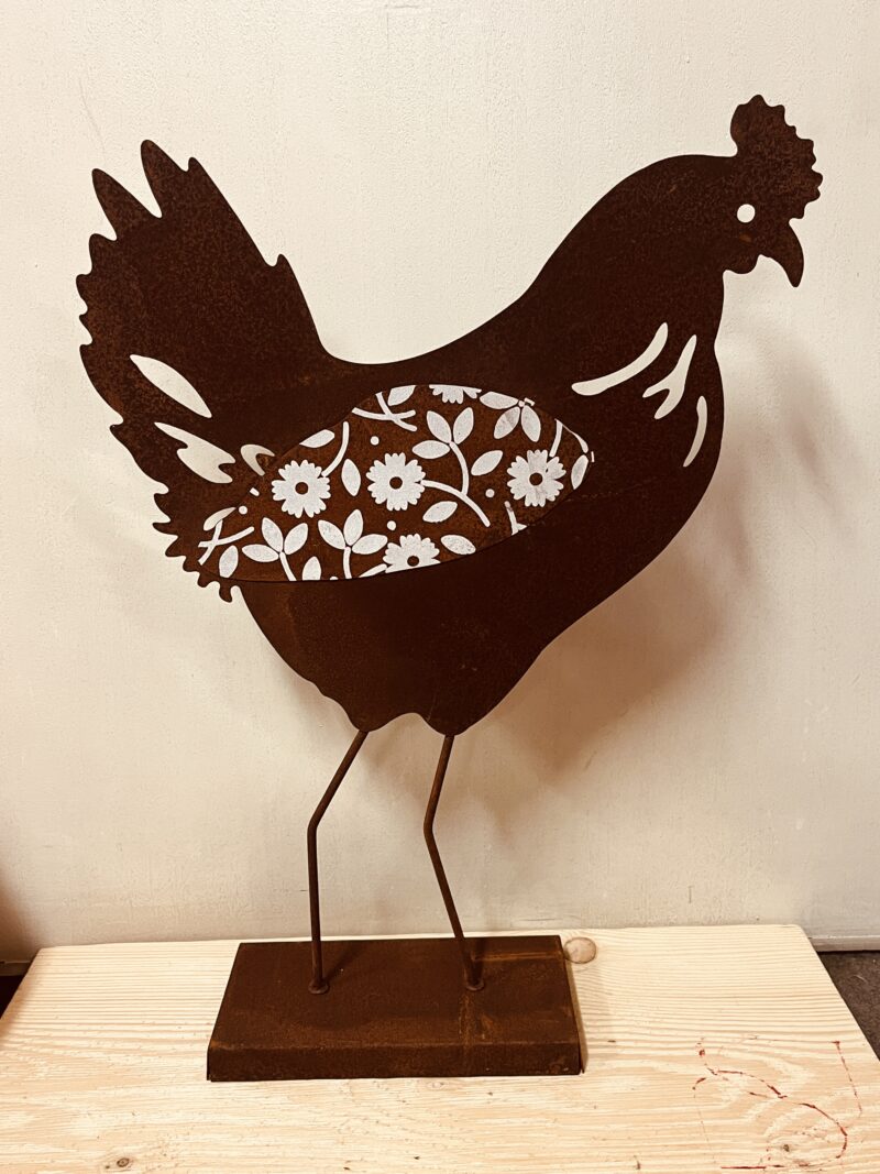 Gallo in corten