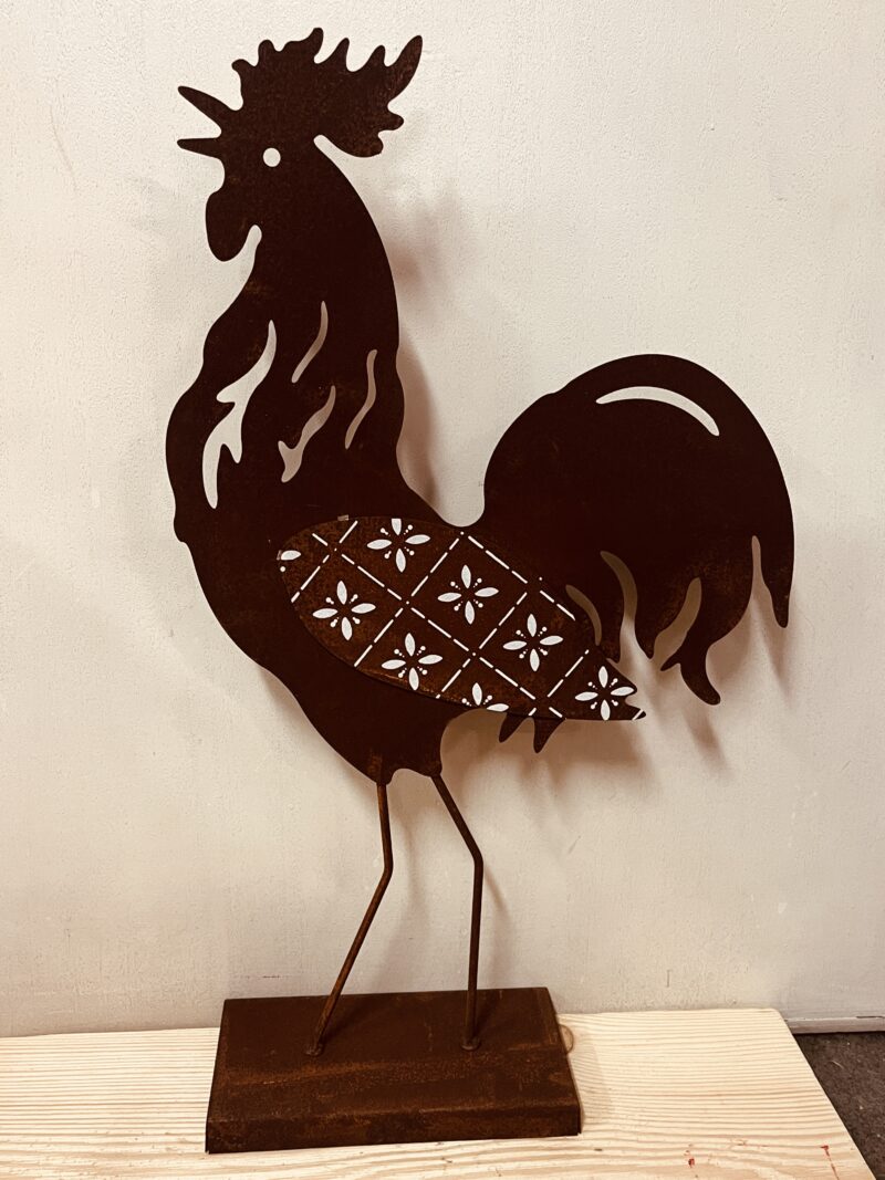 Gallo in corten - immagine 2