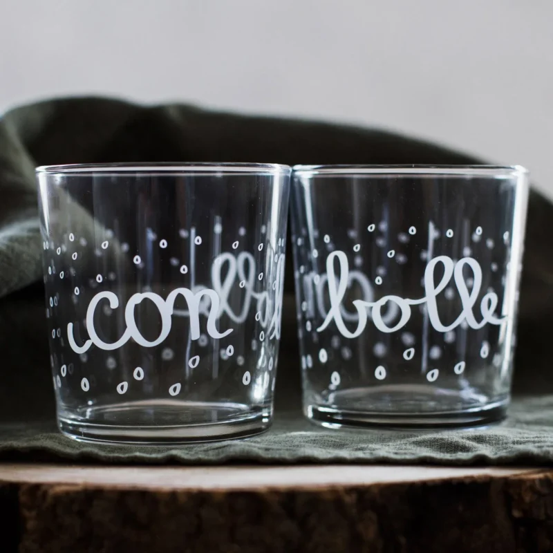 Set 6 Bicchieri acqua Con Bolle Simple Day