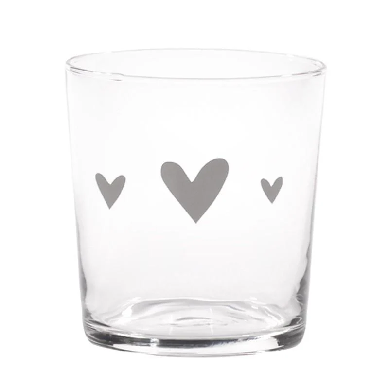 Set 6 Bicchieri acqua Cuori Simple Day