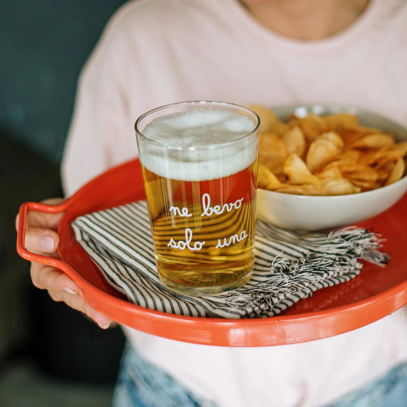 Set 6 Bicchieri birra Ne bevo solo una Simple Day