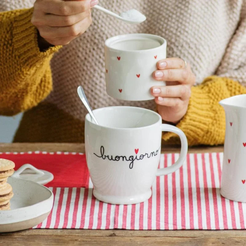 Mug bianca Buongiorno Simple Day