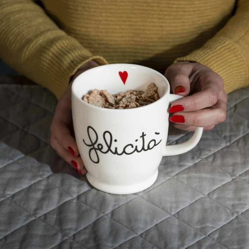 Mug bianca Felicità Simple Day