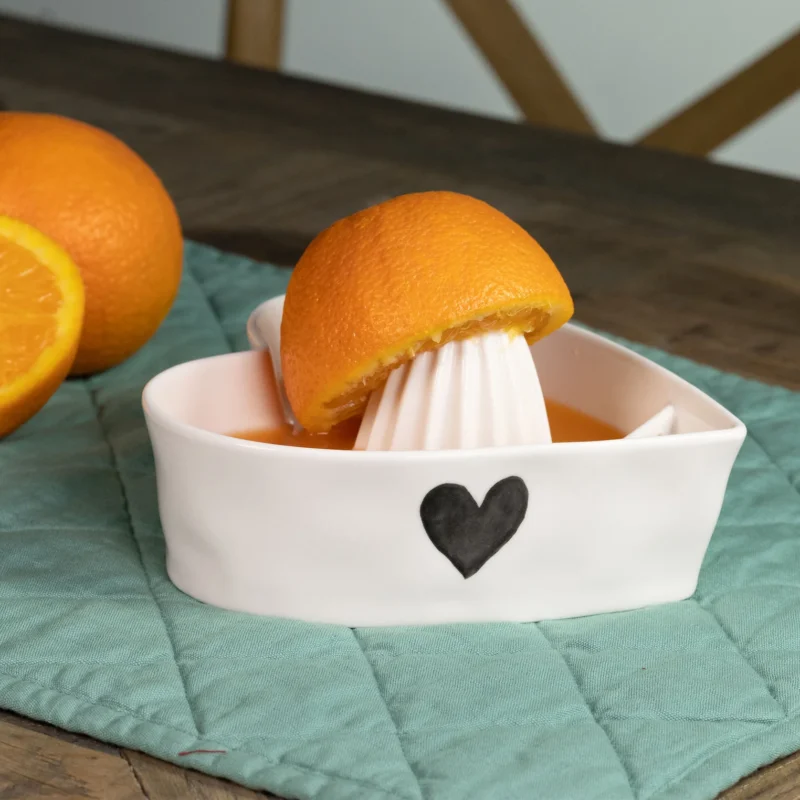 Spremiagrumi Cuore Grigio Simple Day