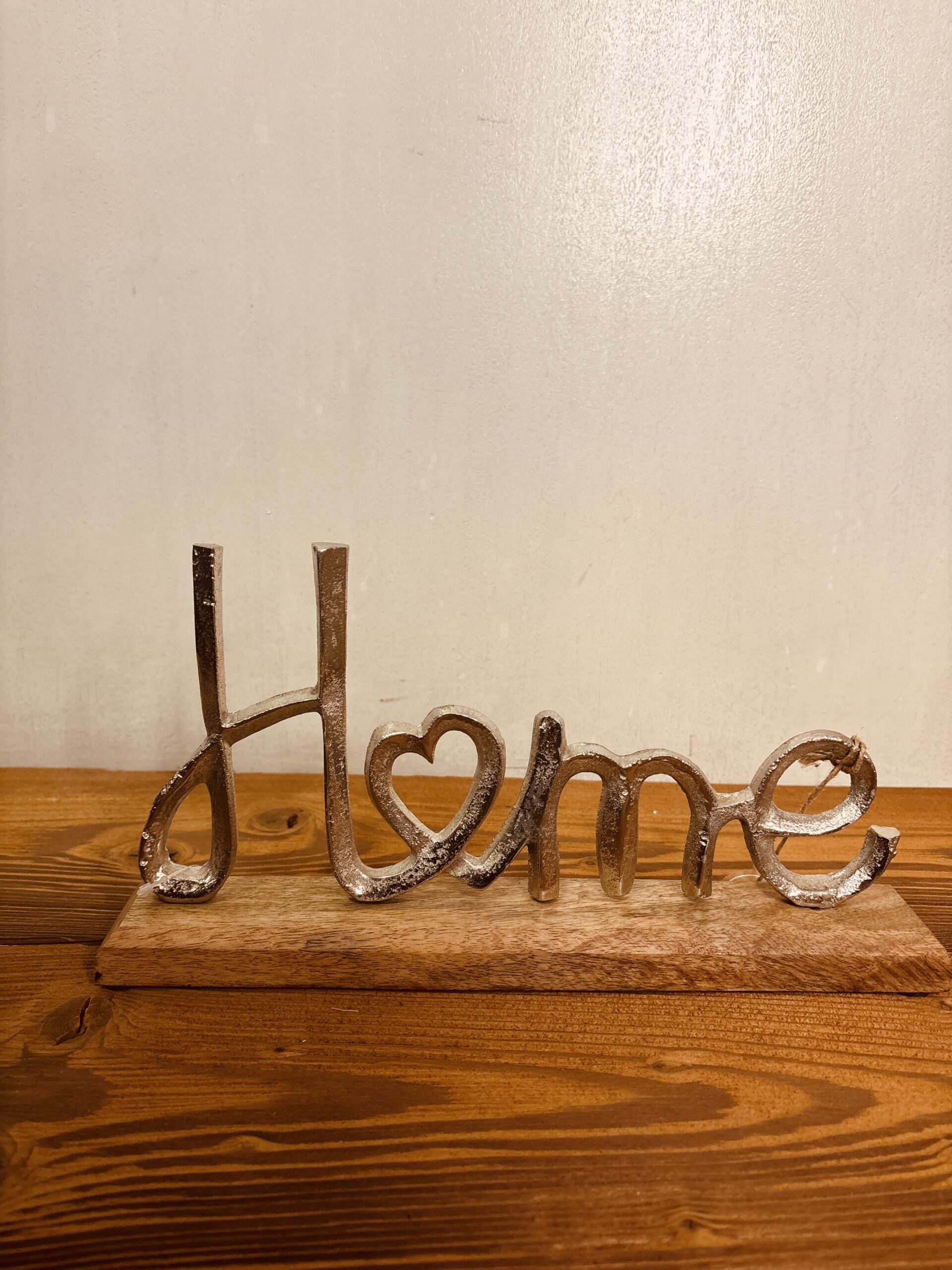 Scritta Home/Love Ferro - immagine 2