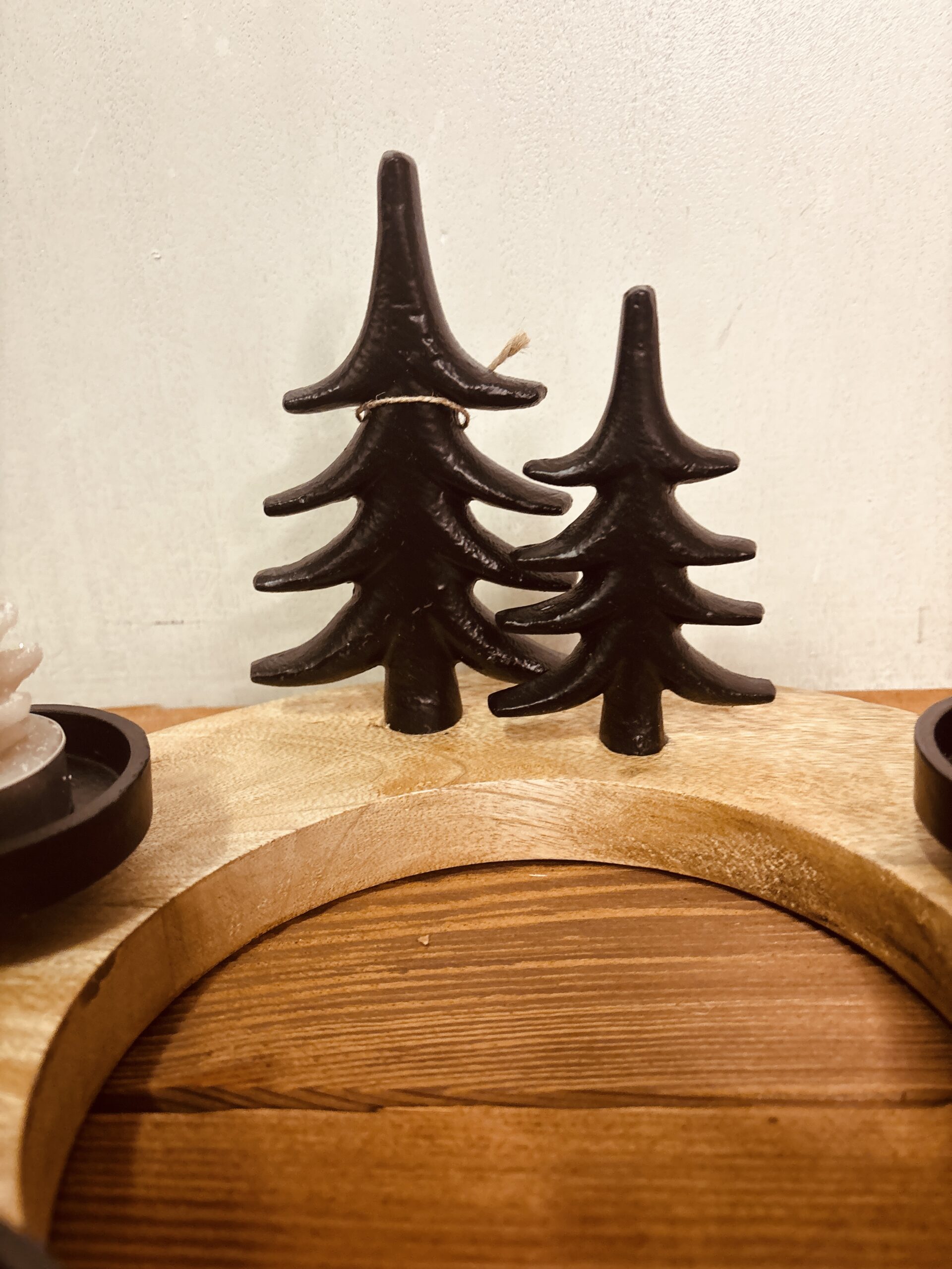 Porta Candele Abeti Neri - immagine 2