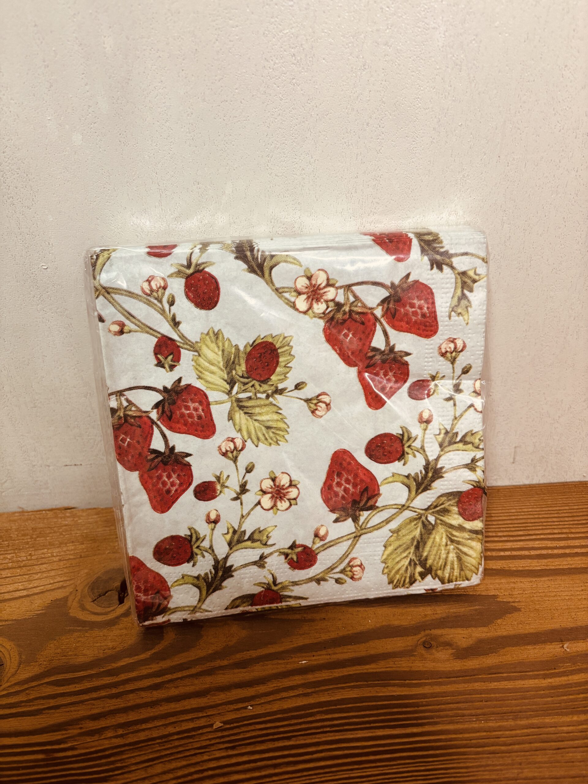 Confezione Tovaglioli Fragole