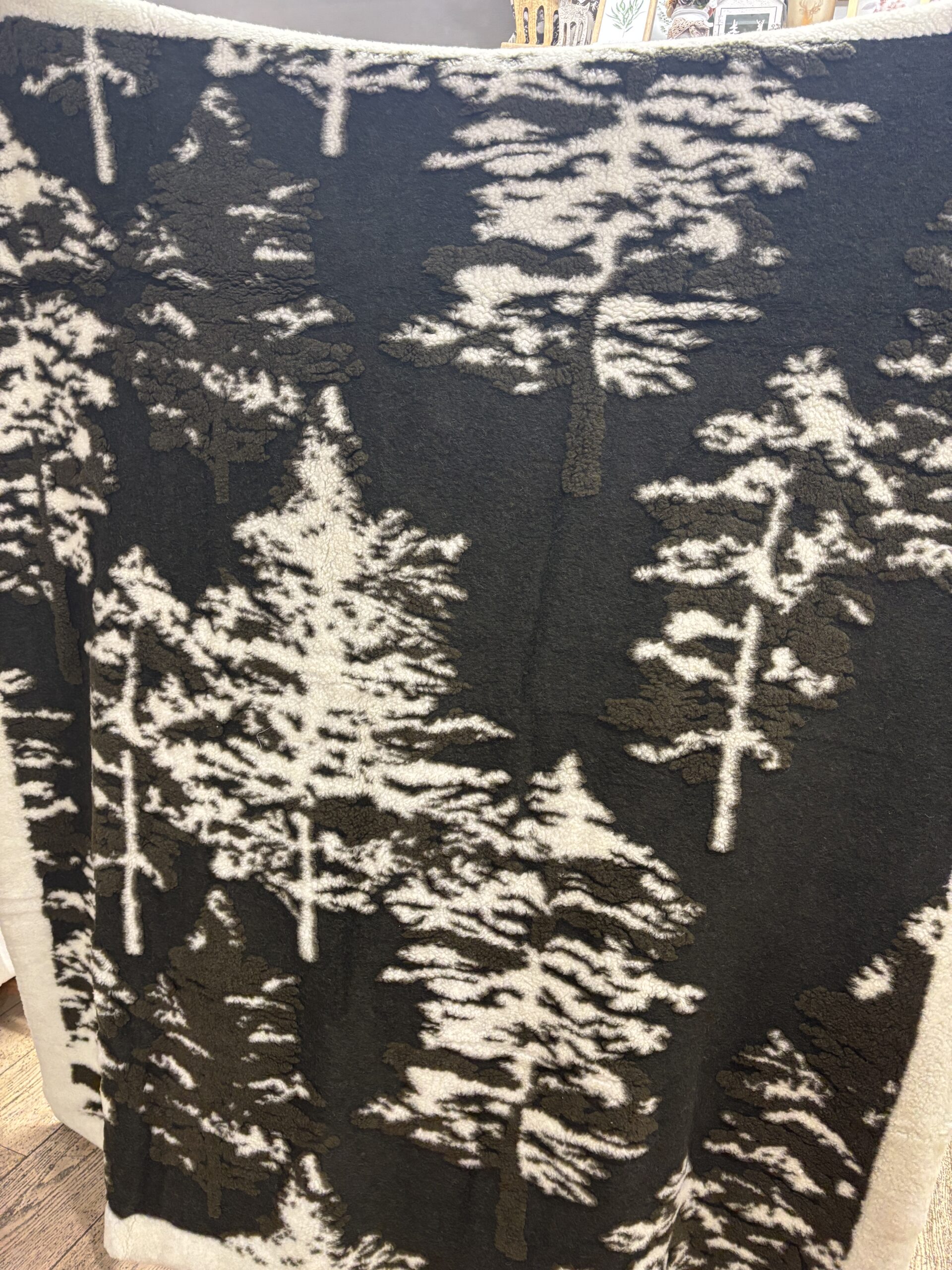 Plaid Sherpa Lana Verde