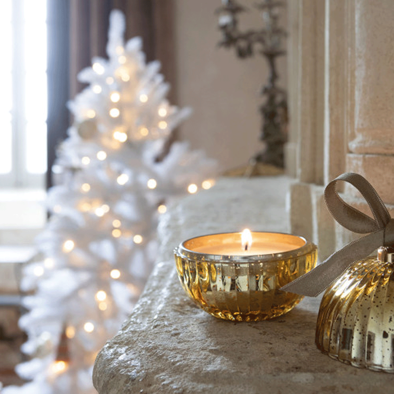Candela Boule de Noël - Nuit d’Ambre