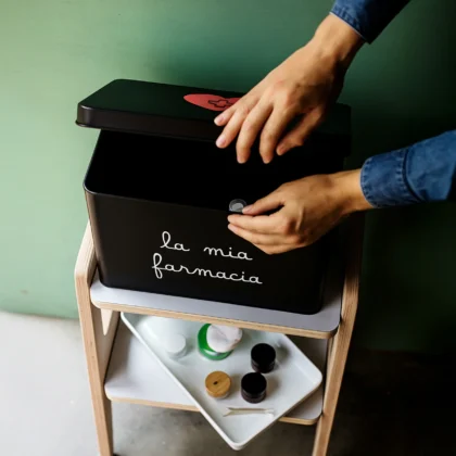 Scatola "La mia Farmacia" Grande - Nera - Simple Day
