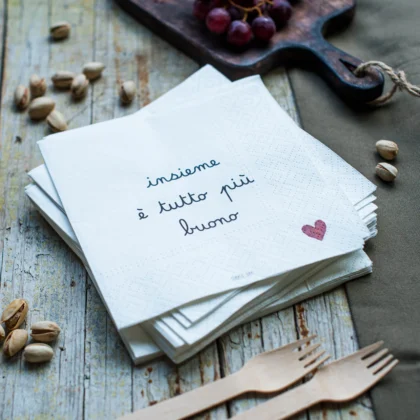 Tovaglioli in Carta - Insieme è Tutto più Buono - Simple Day