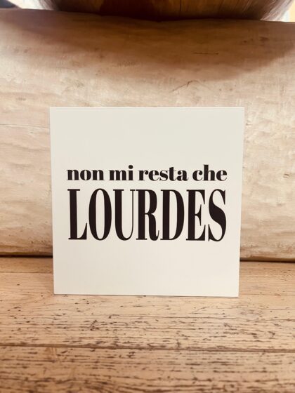 Quadro in Legno - Lourdes